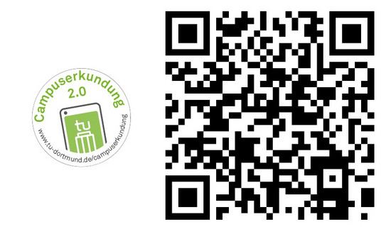 Campuserkundung 2.0 Logo Campuserkundung 2.0 mit QR-Code