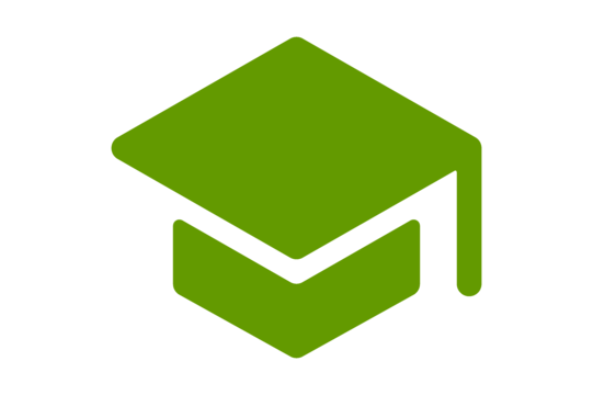 Schulen Icon grünes Schulen Icon