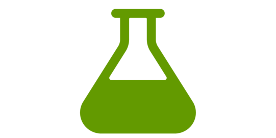 Flaschen Icon grünes Symbol einer Flasche